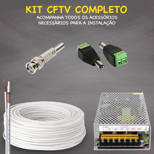 Kit DVR Intelbras 8 canais H.265 1TB 8 câmeras Full HD 20m - Image 4