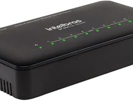 Switch 8 Portas Fast Ethernet SF 800 Q+ Preto Intelbras