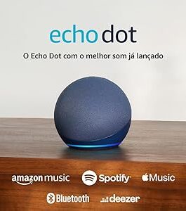 Echo Dot 5ª geração | O Echo Dot com o melhor som já lançado | Cor Azul