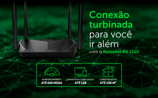 Roteador Wi-Fi 6 Dual Band RX 1500 Preto Intelbras - Image 4