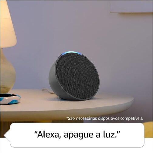 Echo Pop | Smart speaker compacto com som envolvente e Alexa | Cor Preta - Image 3